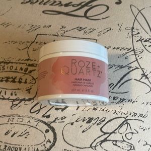 Roze + Quartz Hair Mask for Dry Damaged Hair- Deep Conditioning Hair Mask 8fl oz